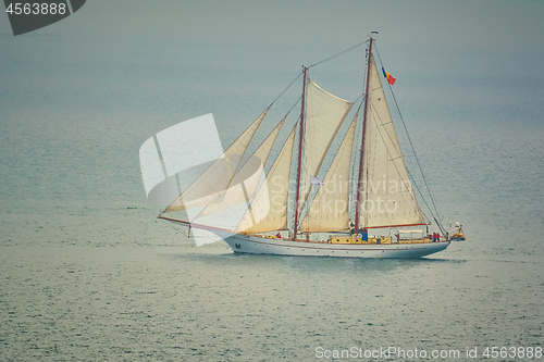 Image of Two Masted Sailing Ship