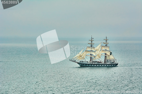 Image of Two Masted Sailing Ship