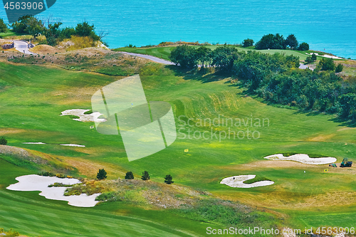 Image of Golf Course on the Sea Shore