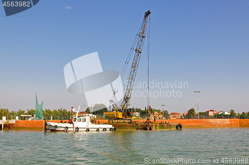 Image of Crane Barge