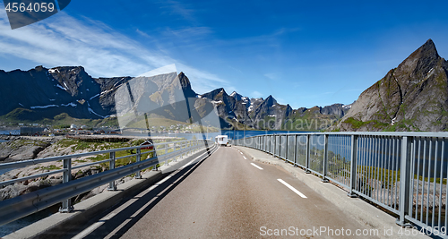 Image of Lofoten is an archipelago in the county of Nordland, Norway.