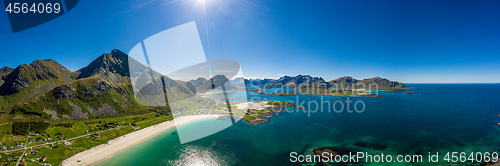 Image of Beach Lofoten archipelago islands beach