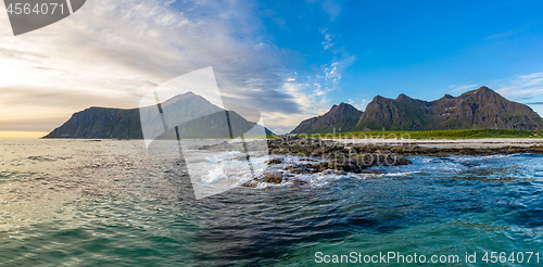 Image of Beach Lofoten archipelago islands beach