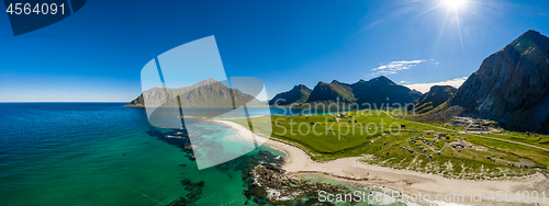 Image of Beach Lofoten archipelago islands beach