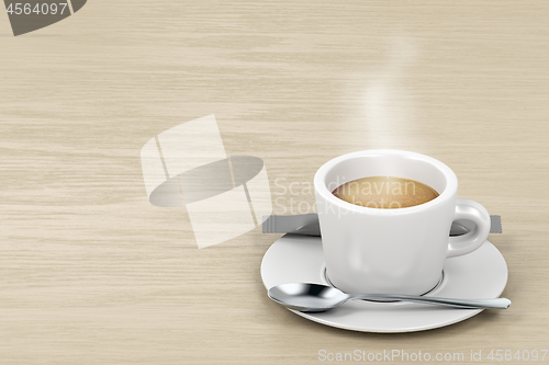 Image of Hot espresso coffee