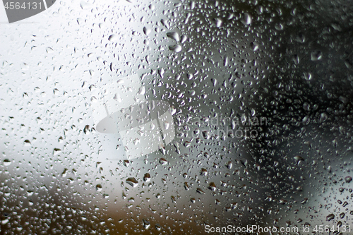 Image of Raindrops on the glass