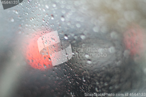 Image of Raindrops on the glass