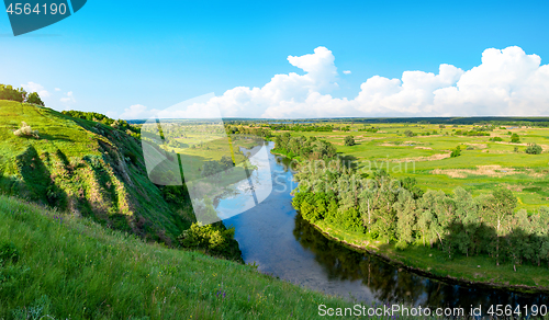 Image of River and field