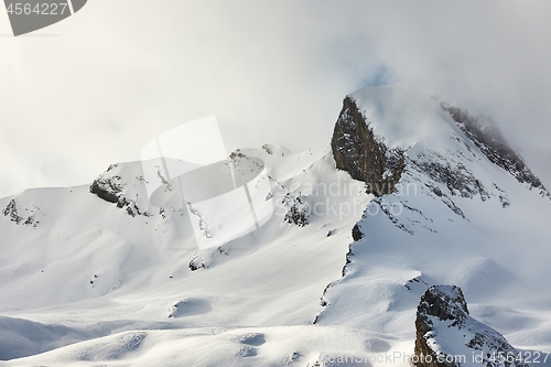 Image of Mountains covered with snow