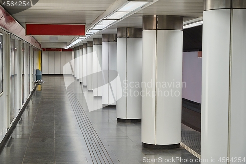 Image of Empty metro station underground