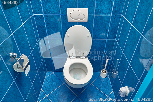 Image of Toilet seat open