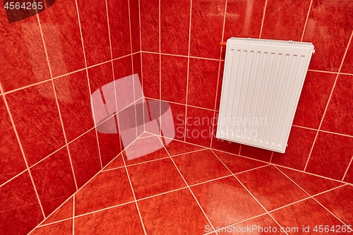 Image of Tiled bathroom floor