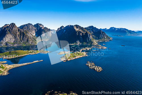 Image of Lofoten is an archipelago in the county of Nordland, Norway.