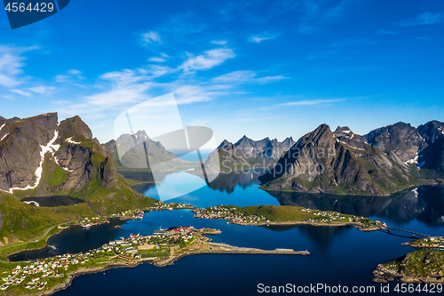 Image of Lofoten is an archipelago in the county of Nordland, Norway.