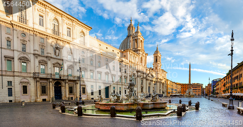 Image of Piazza Navona and Fountain