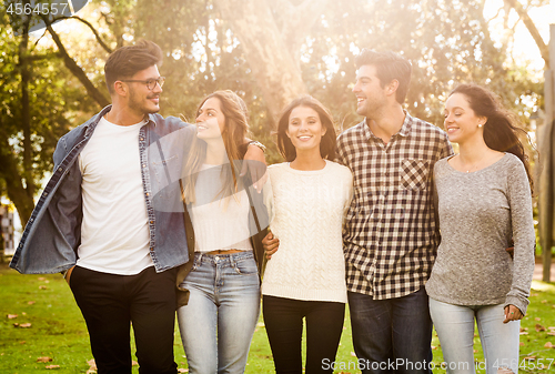 Image of Students in the park