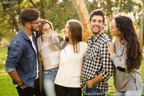 Image of Students in the park