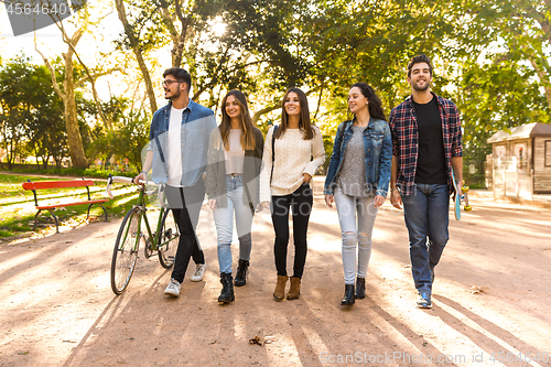 Image of Students in the park