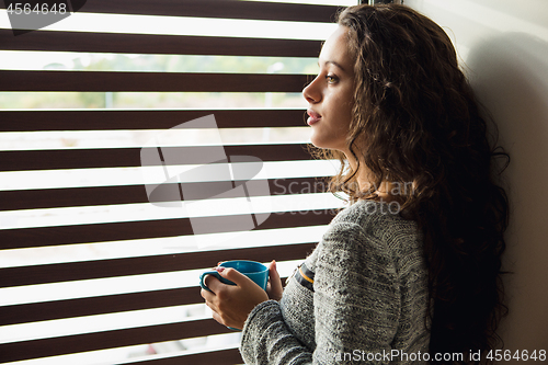 Image of Thoughtful young girl