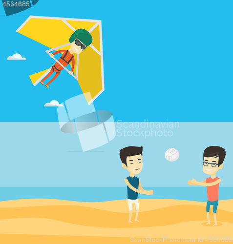 Image of Two sport banners with space for text.