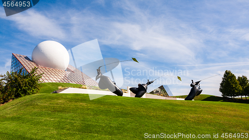 Image of Futuroscope theme park in Poitiers, France