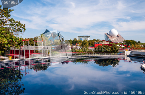 Image of Futuroscope theme park in Poitiers, France