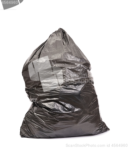 Image of Black trash bag