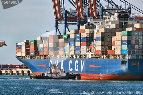 Image of Huge Container Ship