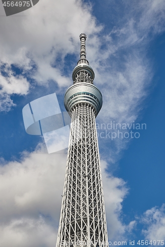 Image of Tokyo Skytree from below