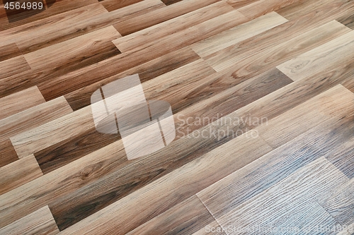 Image of Parquet floor interior of a room