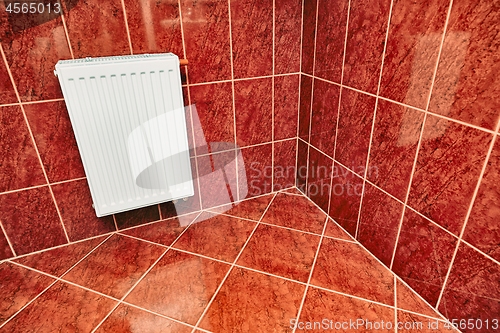 Image of Tiled bathroom floor