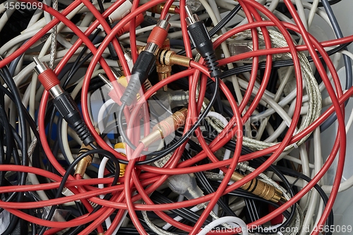 Image of Cables in a bunch