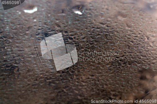 Image of water on glass