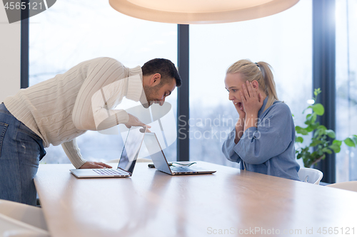 Image of Startup Business Team At A Meeting at modern office building