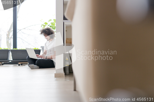 Image of man enjoying relaxing lifestyle