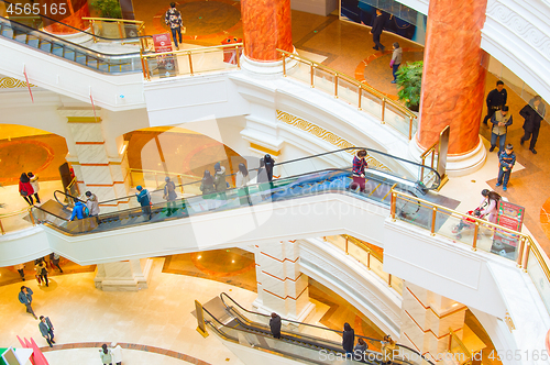 Image of Escaltor at  shopping mall, Shanghai