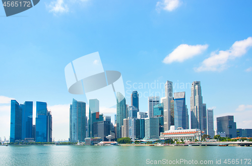 Image of Singapore Downtown skyline