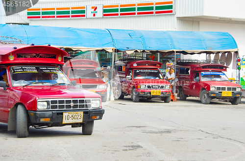 Image of Bus station. Chiang Mai, Thailand