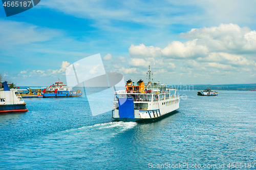 Image of Bali ferry transportation, Indonesia