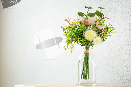 Image of bunch of artificial flowers