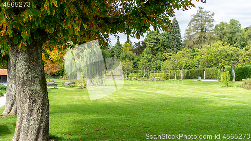 Image of park at Tutzing Bavaria Germany