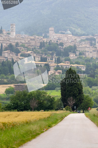 Image of Assisi in Italy Umbria