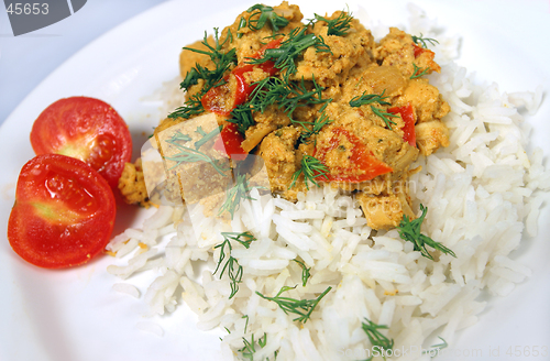Image of curry and rice
