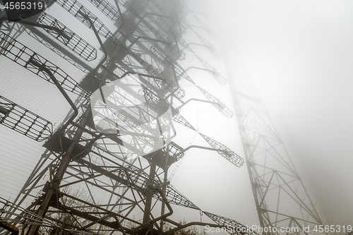 Image of Duga Antenna Complex in Chernobyl Exclusion zone 2019