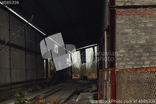 Image of Abandoned room in Pripyat cement factory, Chernobyl Exclusion Zone 2019