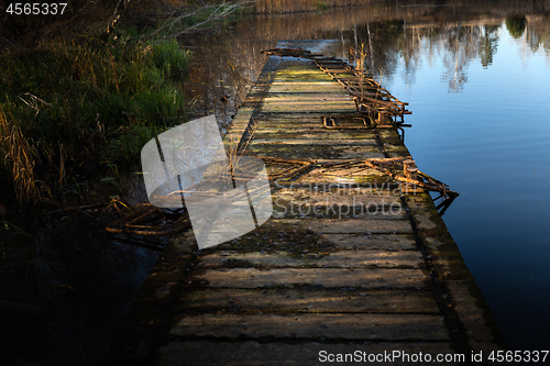 Image of Old Pier on the water