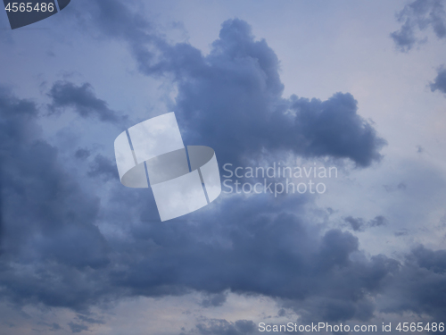 Image of Bluish Dramatic Clouds