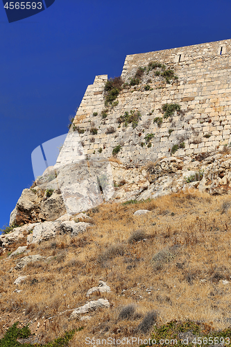 Image of Venetian fortress Fortezza in Rethymno, Crete, Greece