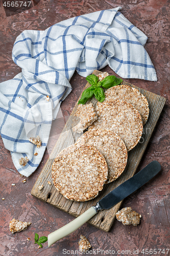 Image of Rye whole grain crisps.
