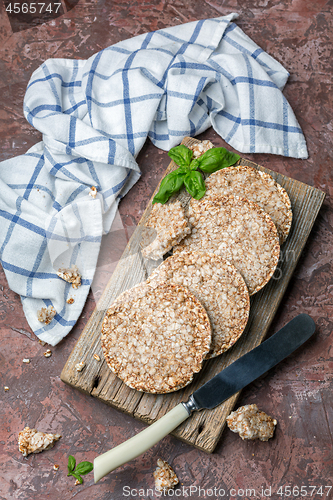 Image of Rye whole grain crisps.